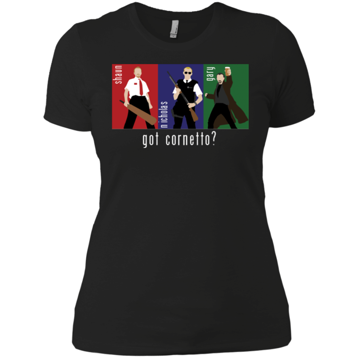 T-Shirts Black / X-Small Cornetto Women's Premium T-Shirt