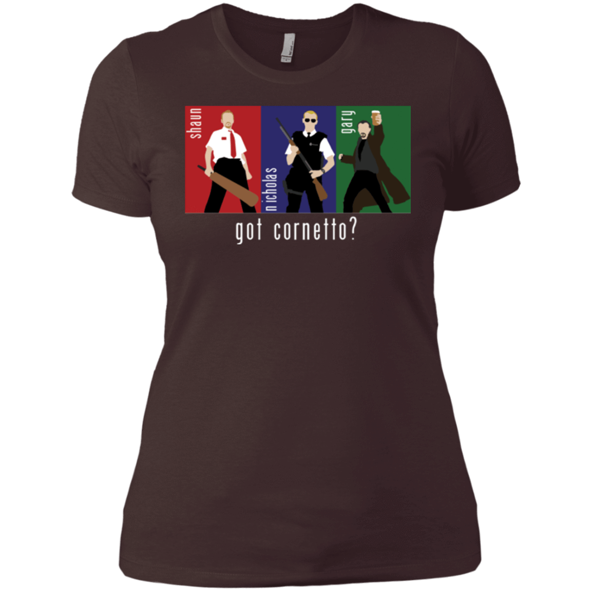 T-Shirts Dark Chocolate / X-Small Cornetto Women's Premium T-Shirt