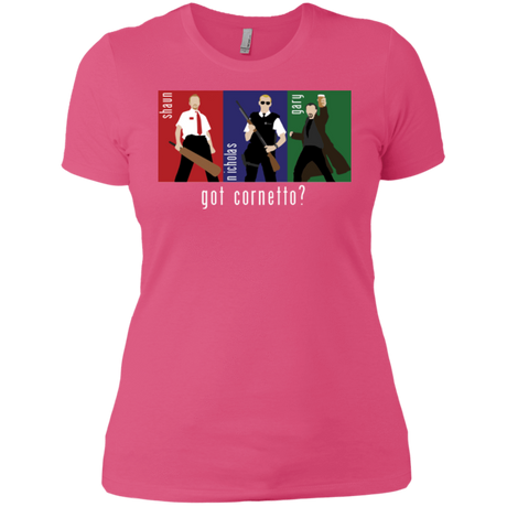 T-Shirts Hot Pink / X-Small Cornetto Women's Premium T-Shirt