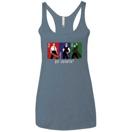 T-Shirts Indigo / X-Small Cornetto Women's Triblend Racerback Tank