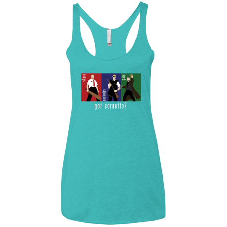 T-Shirts Tahiti Blue / X-Small Cornetto Women's Triblend Racerback Tank