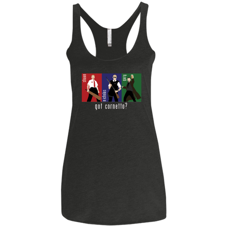 T-Shirts Vintage Black / X-Small Cornetto Women's Triblend Racerback Tank