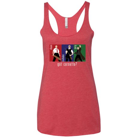 T-Shirts Vintage Red / X-Small Cornetto Women's Triblend Racerback Tank