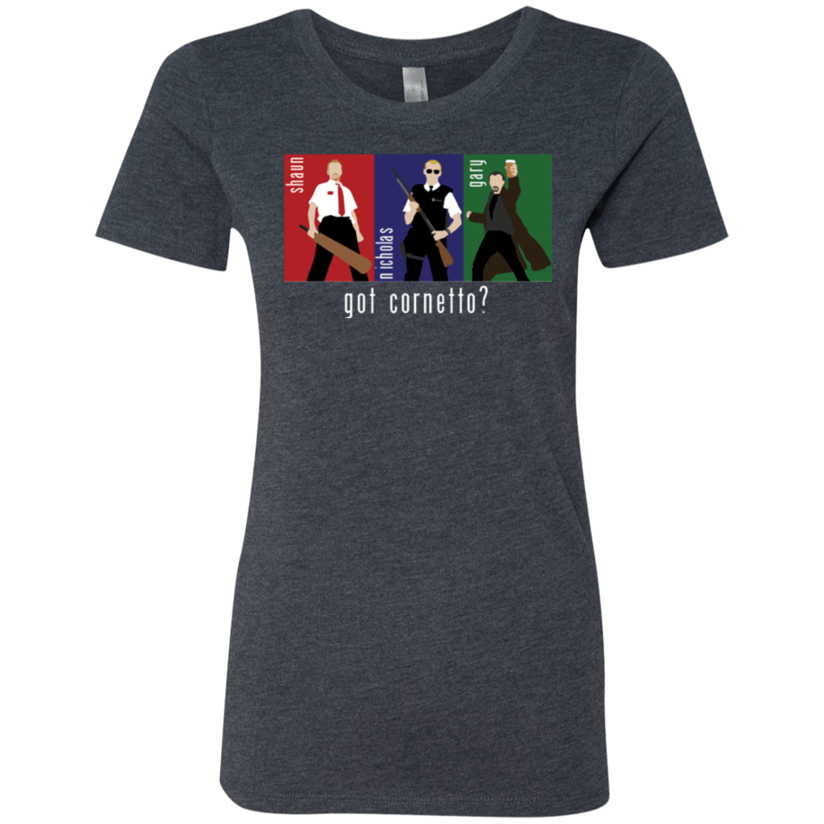 T-Shirts Vintage Navy / Small Cornetto Women's Triblend T-Shirt