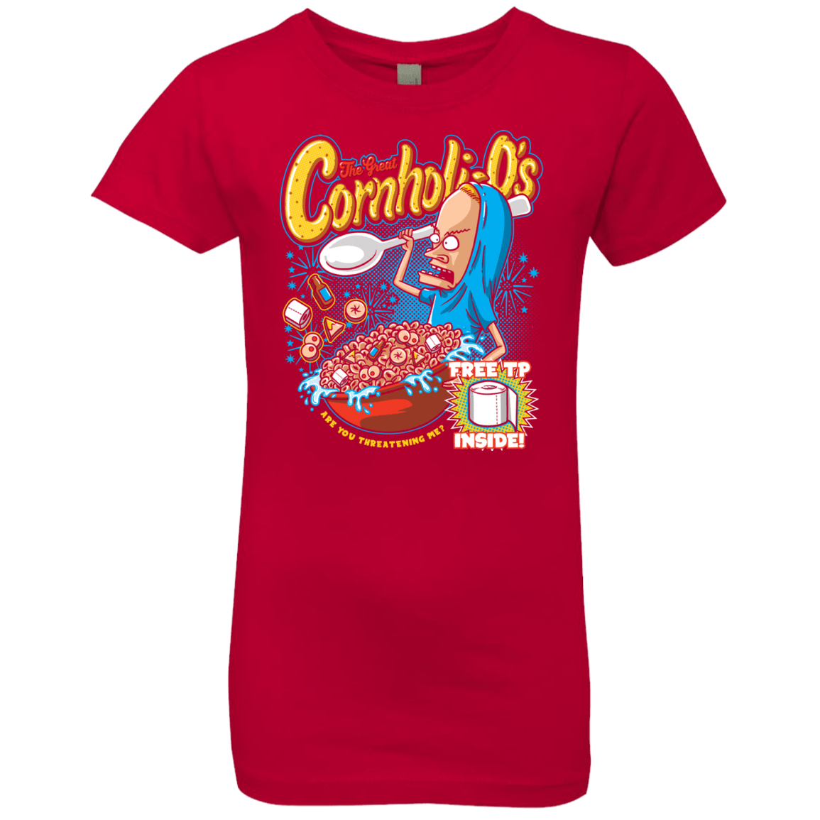 T-Shirts Red / YXS Cornholi-O's Girls Premium T-Shirt