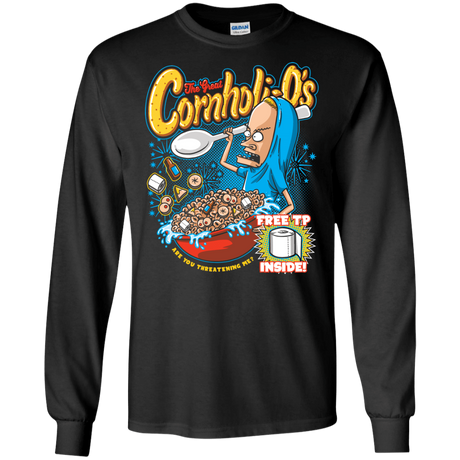 T-Shirts Black / S Cornholi-O's Men's Long Sleeve T-Shirt