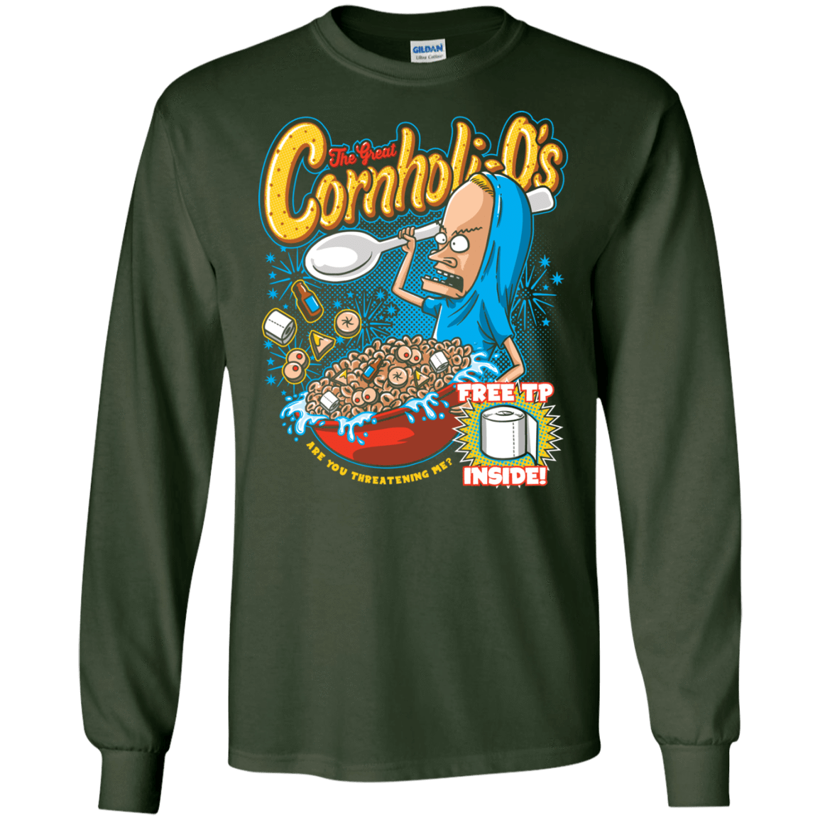 T-Shirts Forest Green / S Cornholi-O's Men's Long Sleeve T-Shirt