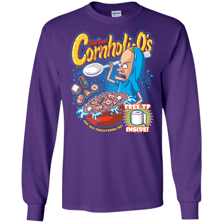 T-Shirts Purple / S Cornholi-O's Men's Long Sleeve T-Shirt