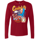 T-Shirts Cardinal / S Cornholi-O's Men's Premium Long Sleeve
