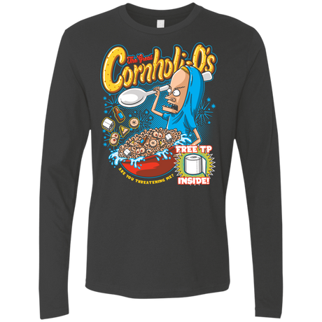 T-Shirts Heavy Metal / S Cornholi-O's Men's Premium Long Sleeve