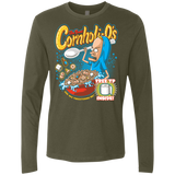 T-Shirts Military Green / S Cornholi-O's Men's Premium Long Sleeve