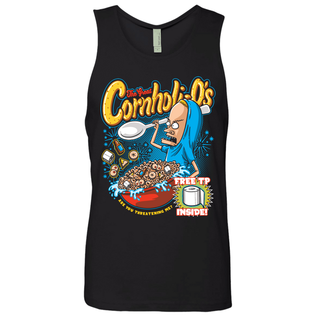T-Shirts Black / S Cornholi-O's Men's Premium Tank Top