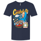 T-Shirts Midnight Navy / X-Small Cornholi-O's Men's Premium V-Neck