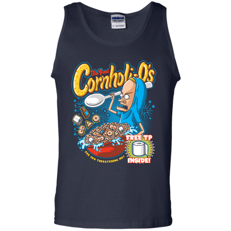 T-Shirts Navy / S Cornholi-O's Men's Tank Top