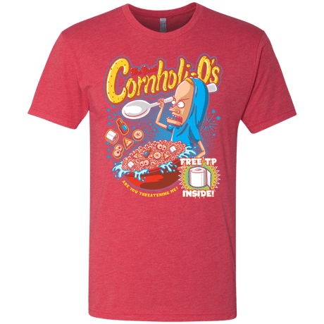 T-Shirts Vintage Red / S Cornholi-O's Men's Triblend T-Shirt
