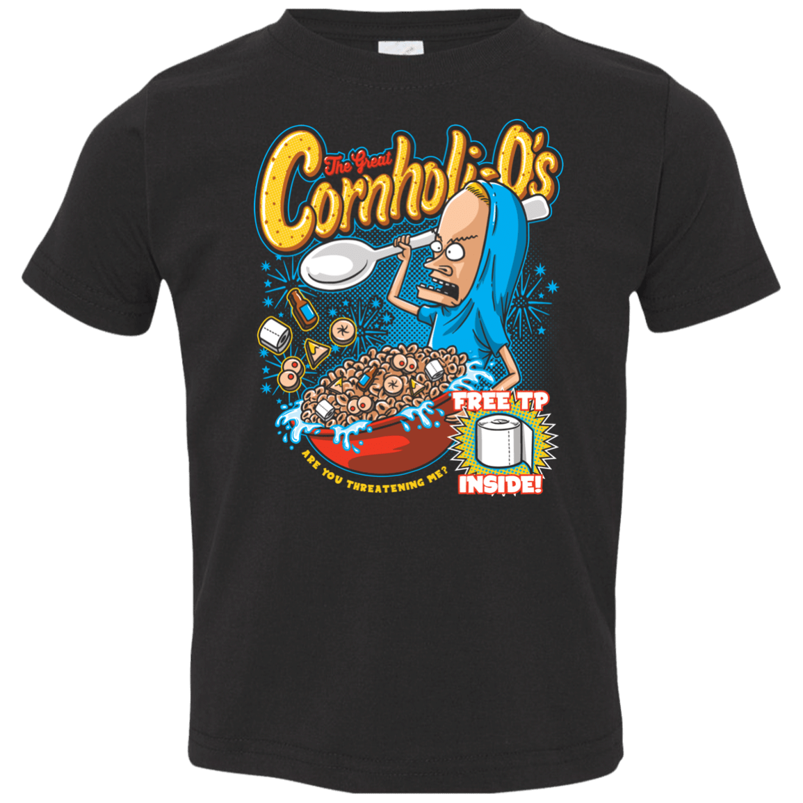 T-Shirts Black / 2T Cornholi-O's Toddler Premium T-Shirt