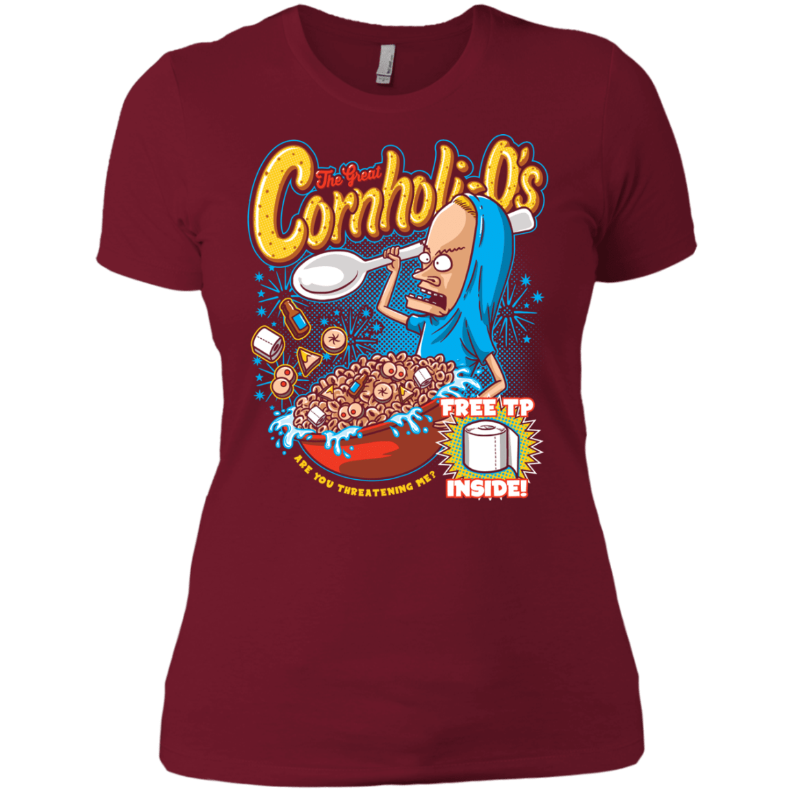 T-Shirts Scarlet / X-Small Cornholi-O's Women's Premium T-Shirt
