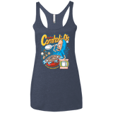 T-Shirts Vintage Navy / X-Small Cornholi-O's Women's Triblend Racerback Tank