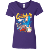 Cornholi-O's Women's V-Neck T-Shirt
