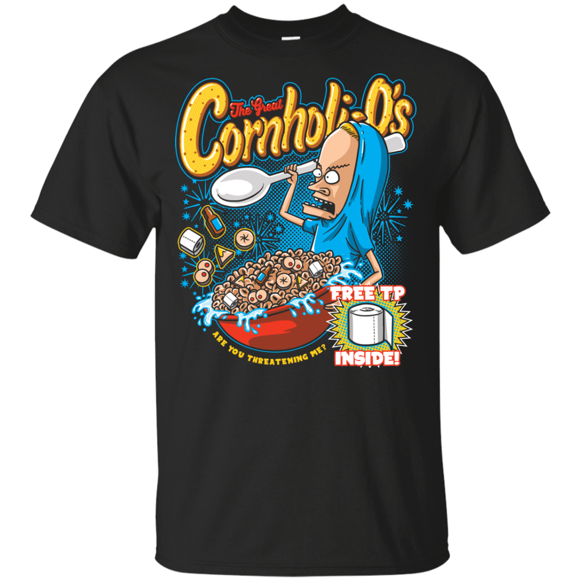 T-Shirts Black / YXS Cornholi-O's Youth T-Shirt