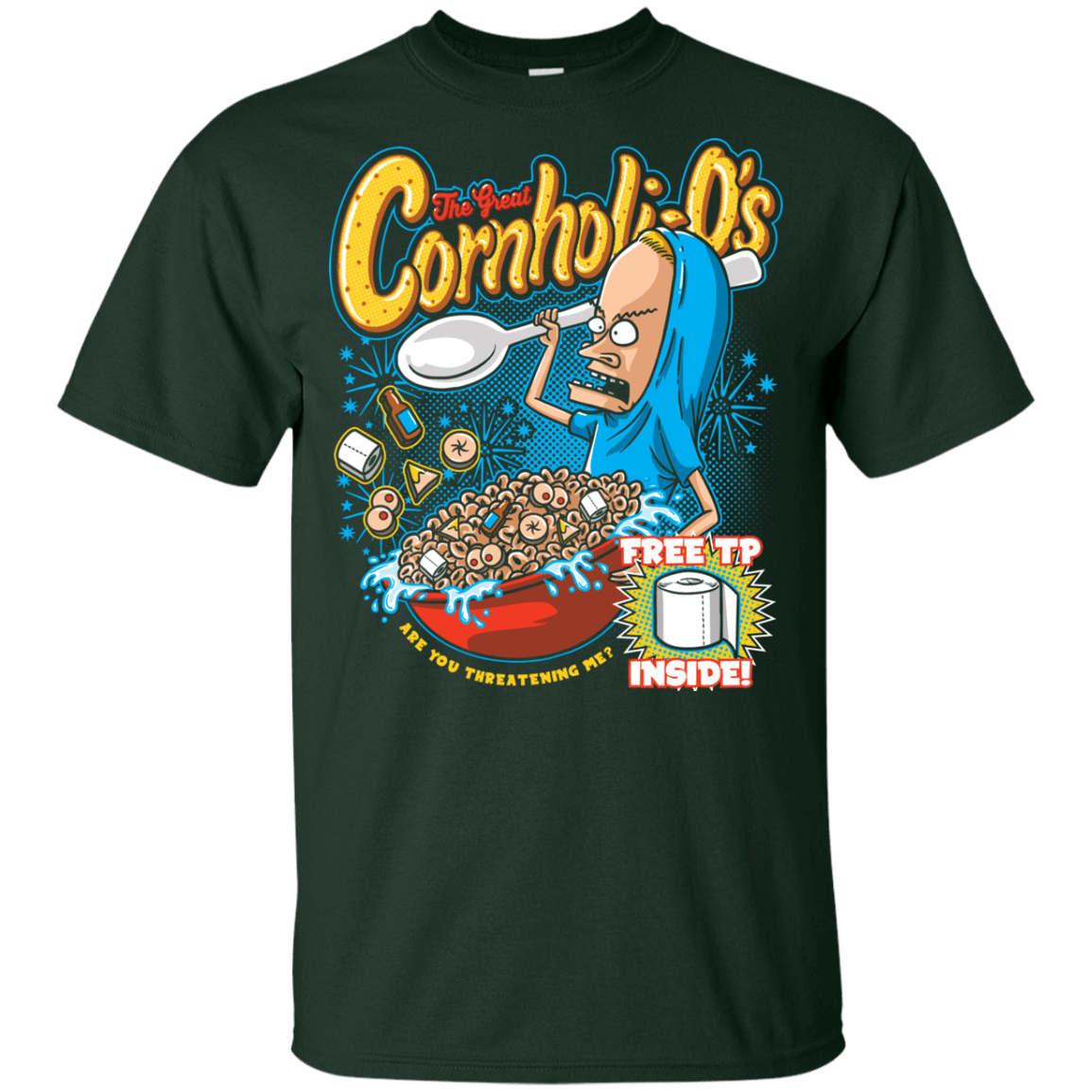 T-Shirts Forest / YXS Cornholi-O's Youth T-Shirt