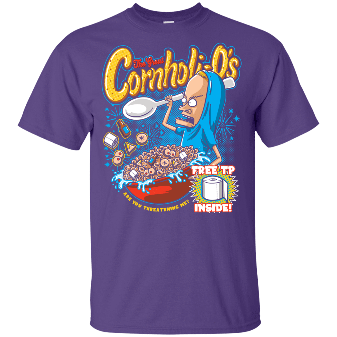 T-Shirts Purple / YXS Cornholi-O's Youth T-Shirt