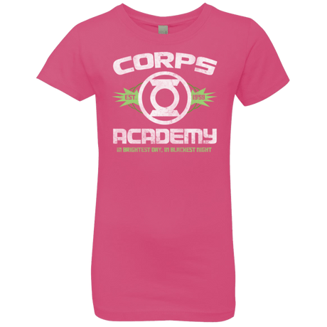 T-Shirts Hot Pink / YXS Corps Academy Girls Premium T-Shirt