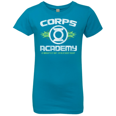 T-Shirts Turquoise / YXS Corps Academy Girls Premium T-Shirt