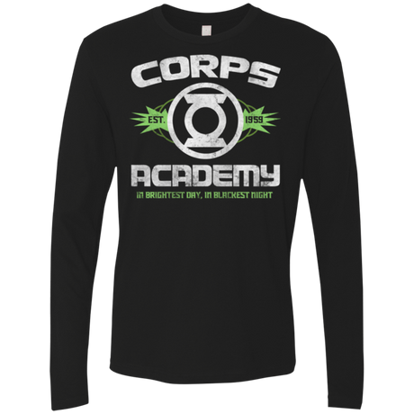 T-Shirts Black / Small Corps Academy Men's Premium Long Sleeve