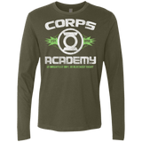 T-Shirts Military Green / Small Corps Academy Men's Premium Long Sleeve