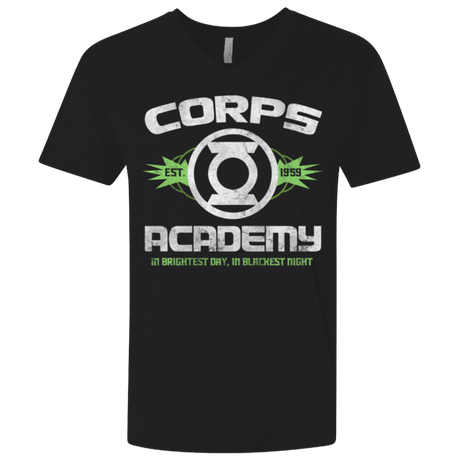 T-Shirts Black / X-Small Corps Academy Men's Premium V-Neck