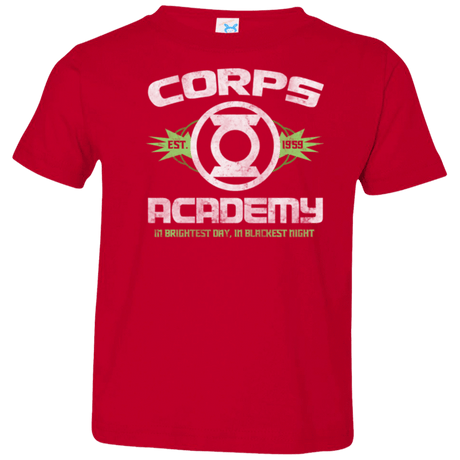 T-Shirts Red / 2T Corps Academy Toddler Premium T-Shirt