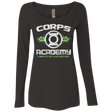 T-Shirts Vintage Black / Small Corps Academy Women's Triblend Long Sleeve Shirt