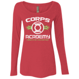 T-Shirts Vintage Red / Small Corps Academy Women's Triblend Long Sleeve Shirt