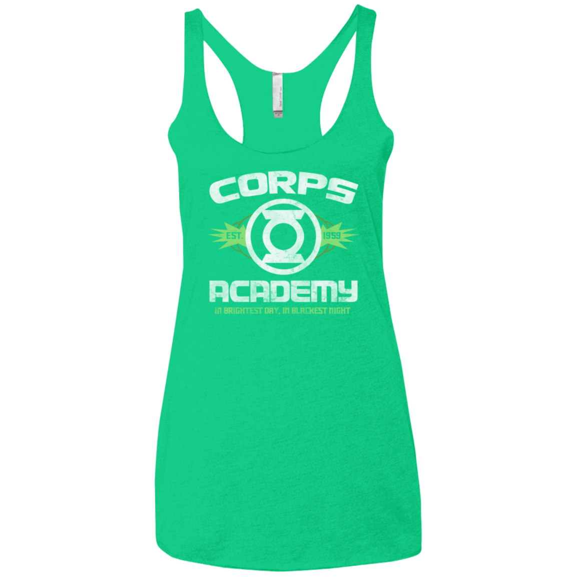 T-Shirts Envy / X-Small Corps Academy Women's Triblend Racerback Tank