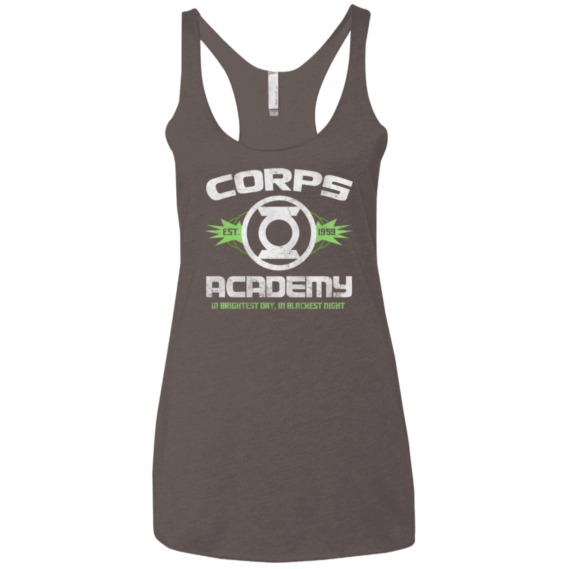 T-Shirts Macchiato / X-Small Corps Academy Women's Triblend Racerback Tank
