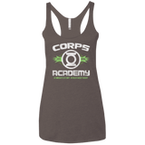 T-Shirts Macchiato / X-Small Corps Academy Women's Triblend Racerback Tank