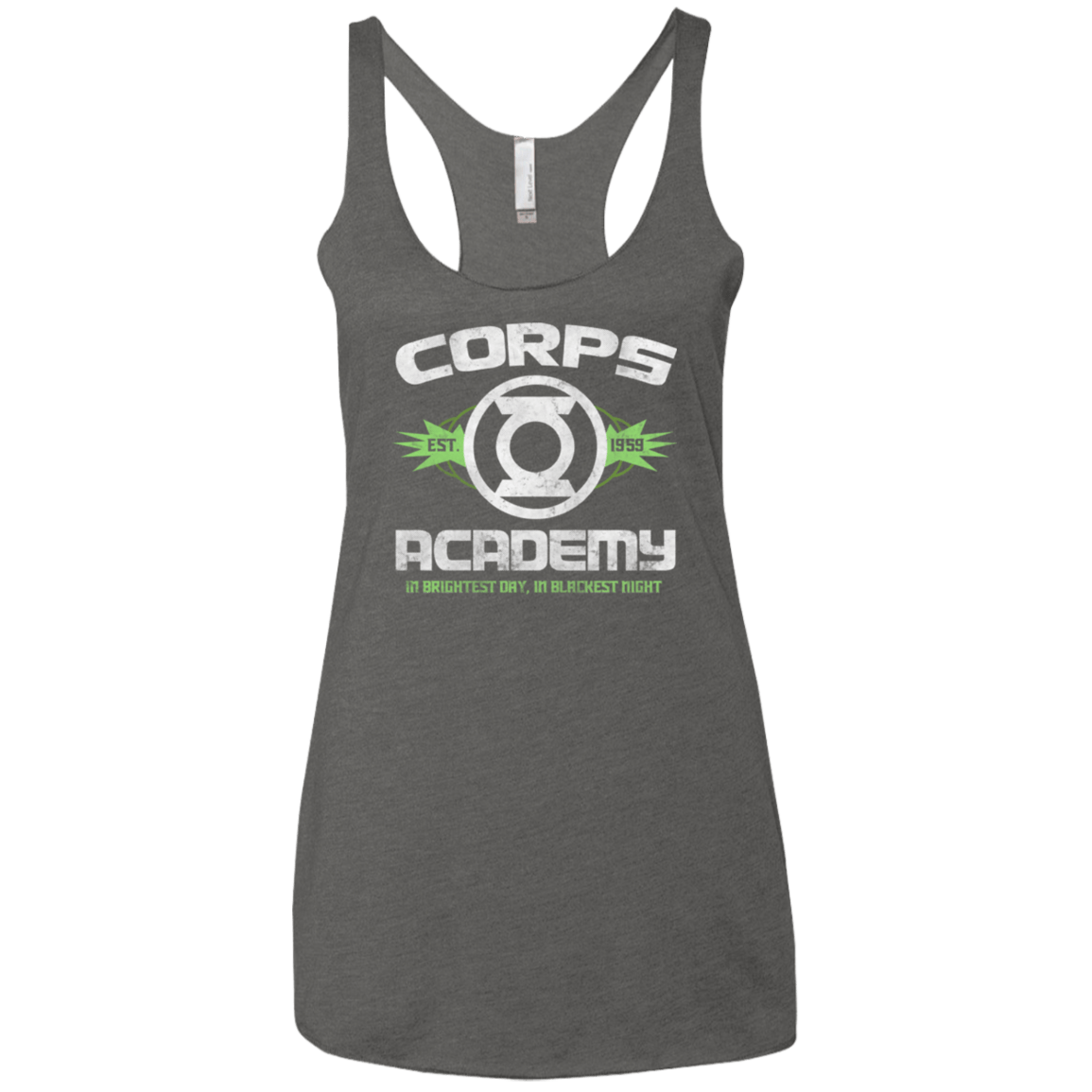 T-Shirts Premium Heather / X-Small Corps Academy Women's Triblend Racerback Tank
