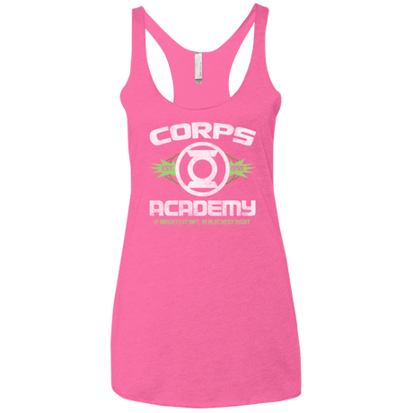 T-Shirts Vintage Pink / X-Small Corps Academy Women's Triblend Racerback Tank