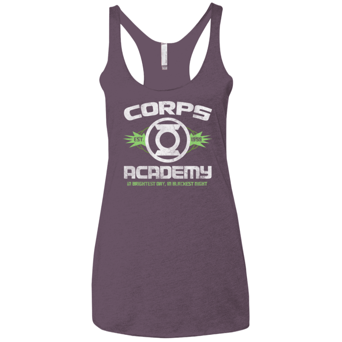 T-Shirts Vintage Purple / X-Small Corps Academy Women's Triblend Racerback Tank
