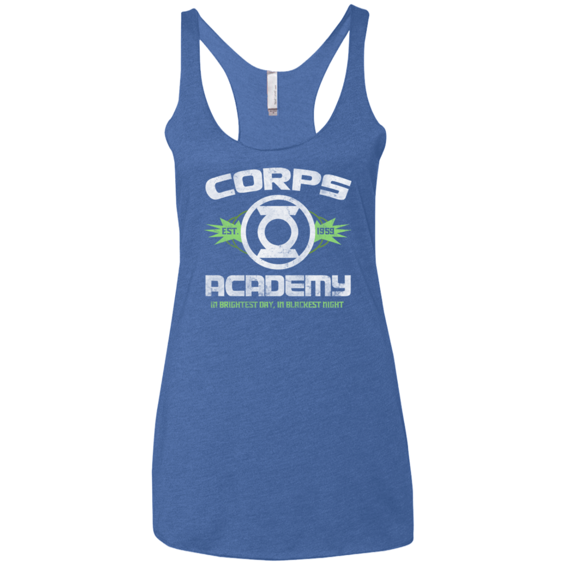 T-Shirts Vintage Royal / X-Small Corps Academy Women's Triblend Racerback Tank