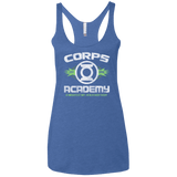T-Shirts Vintage Royal / X-Small Corps Academy Women's Triblend Racerback Tank