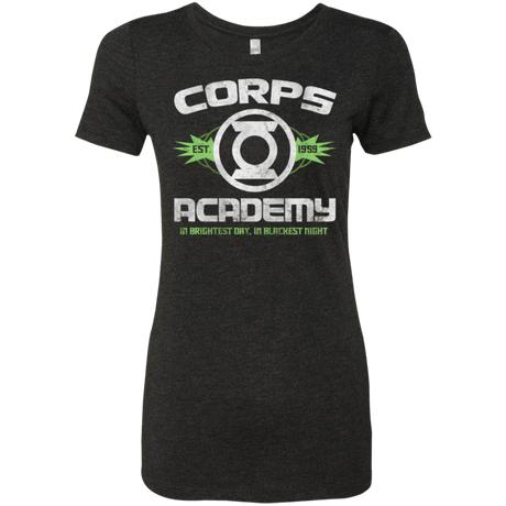T-Shirts Vintage Black / Small Corps Academy Women's Triblend T-Shirt