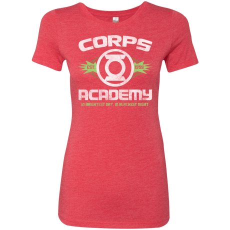 T-Shirts Vintage Red / Small Corps Academy Women's Triblend T-Shirt