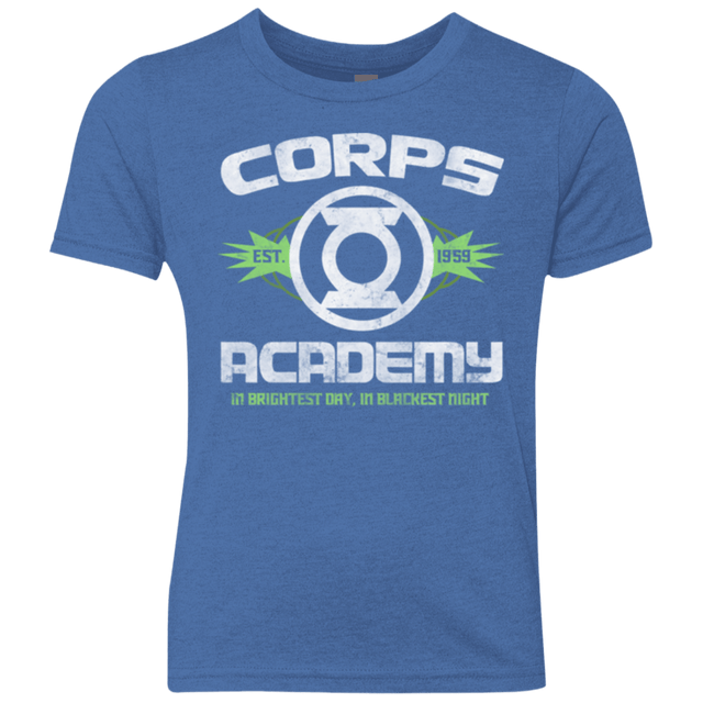 T-Shirts Vintage Royal / YXS Corps Academy Youth Triblend T-Shirt
