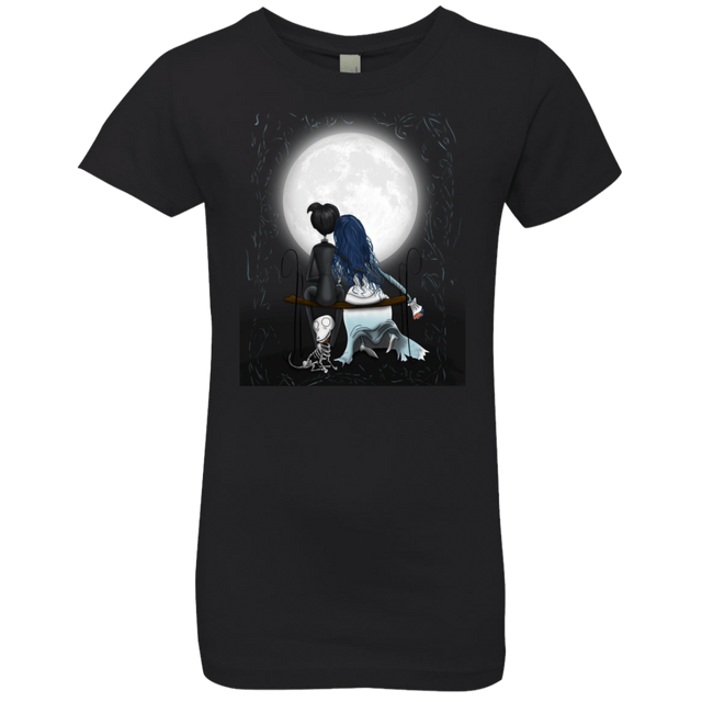 T-Shirts Black / YXS Corpse Bride Love Girls Premium T-Shirt