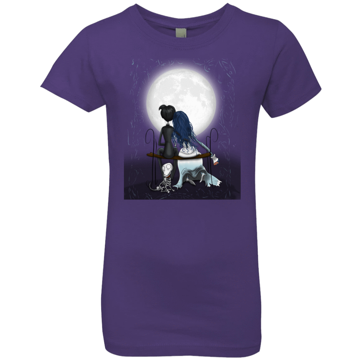 T-Shirts Purple Rush / YXS Corpse Bride Love Girls Premium T-Shirt