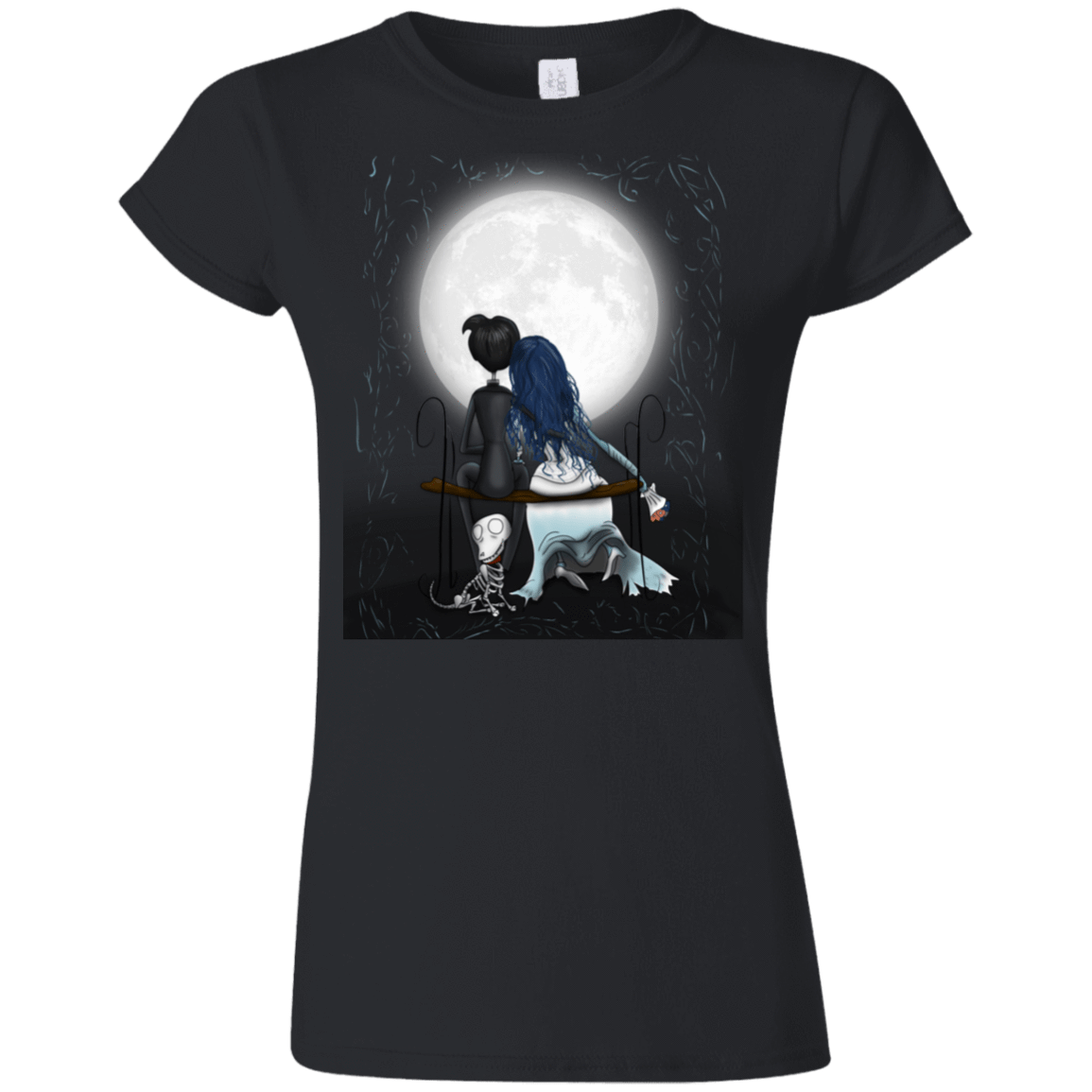 T-Shirts Black / S Corpse Bride Love Junior Slimmer-Fit T-Shirt
