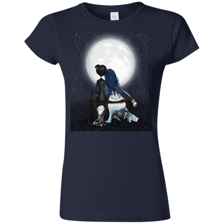 T-Shirts Navy / S Corpse Bride Love Junior Slimmer-Fit T-Shirt