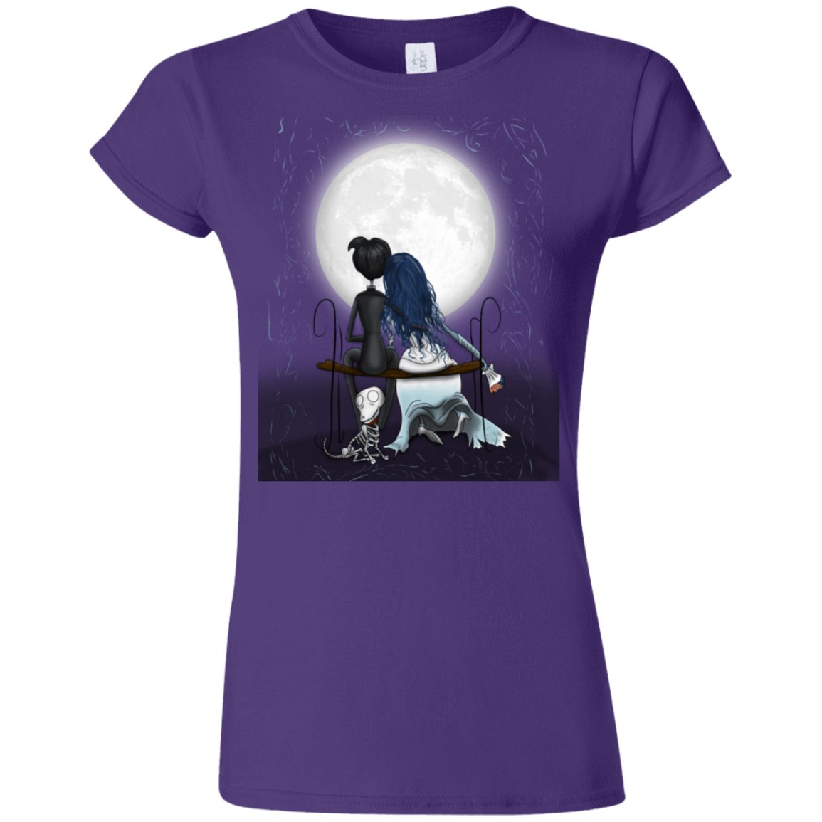 T-Shirts Purple / S Corpse Bride Love Junior Slimmer-Fit T-Shirt